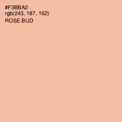 #F3BBA2 - Rose Bud Color Image